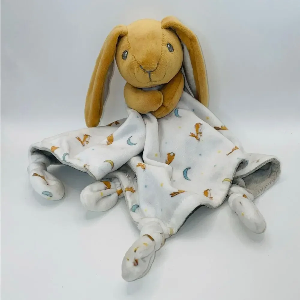 Guess How Much I Love You Bunny Rabbit Lovey Security Blanket Plush Knotted Toy
